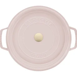 7 qt, Round, Dutch Oven, Pink Peony - Factory Second
