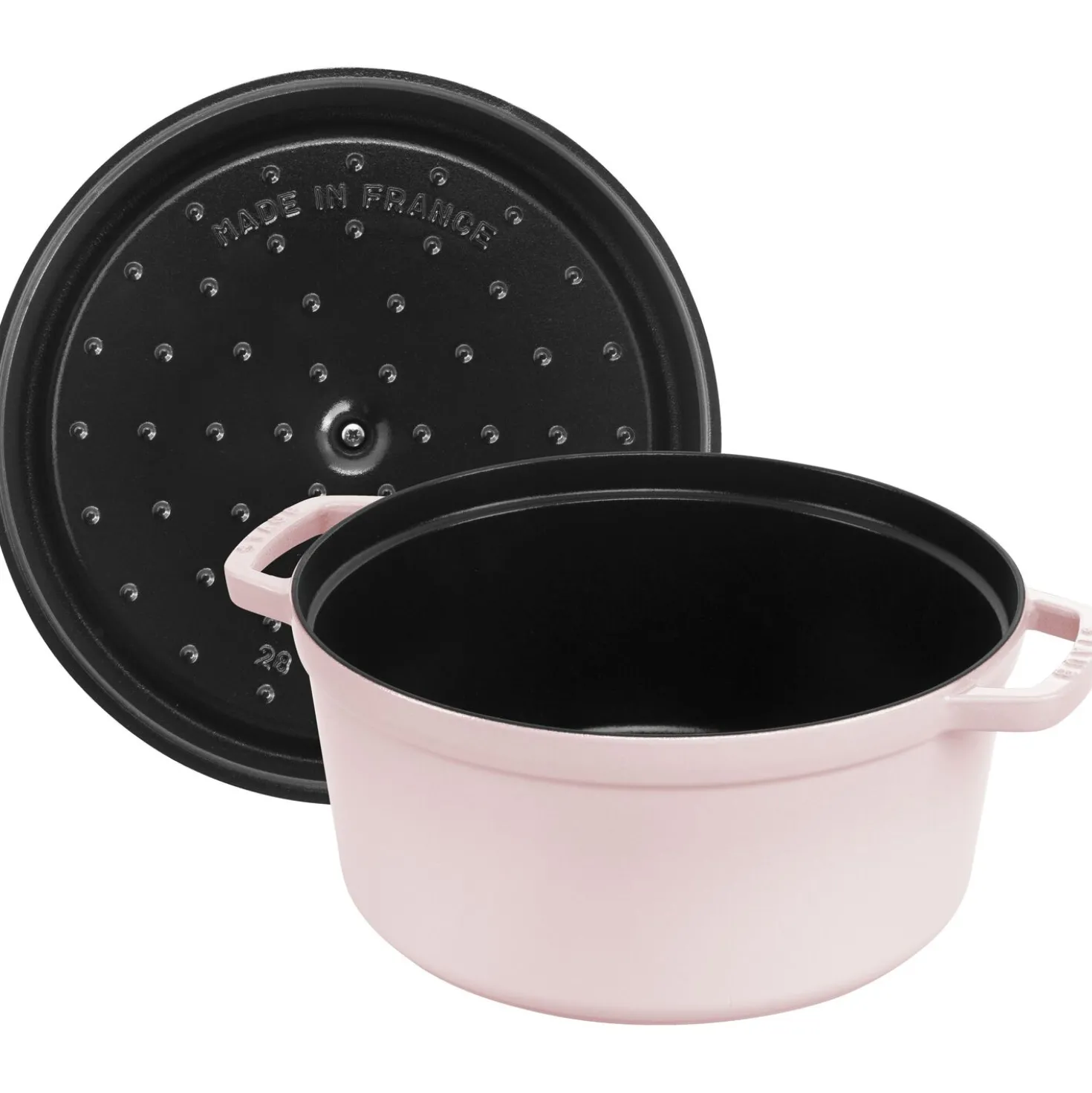 7 qt, Round, Dutch Oven, Pink Peony - Factory Second