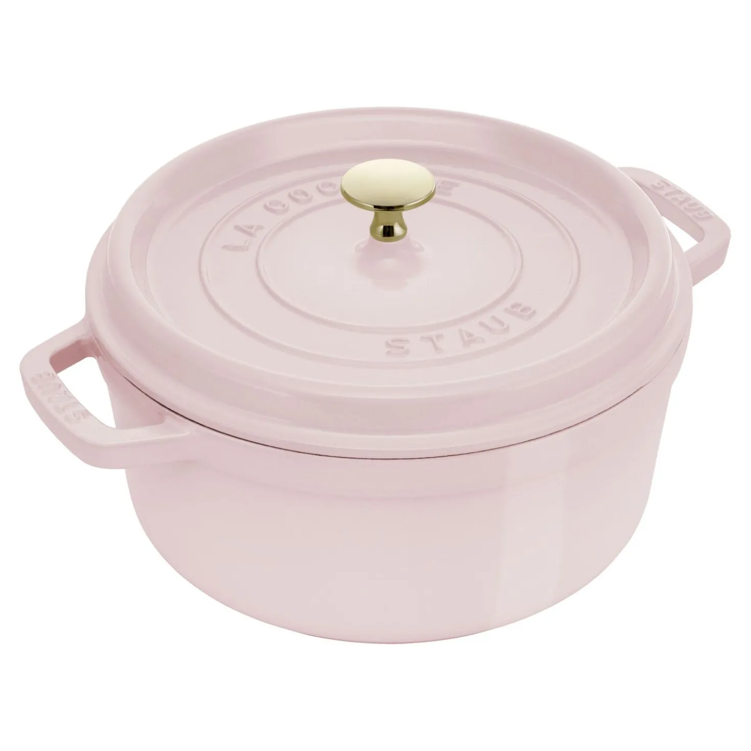 4 qt, Round, Dutch Oven, Pink Peony