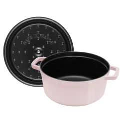 4 qt, Round, Dutch Oven, Pink Peony
