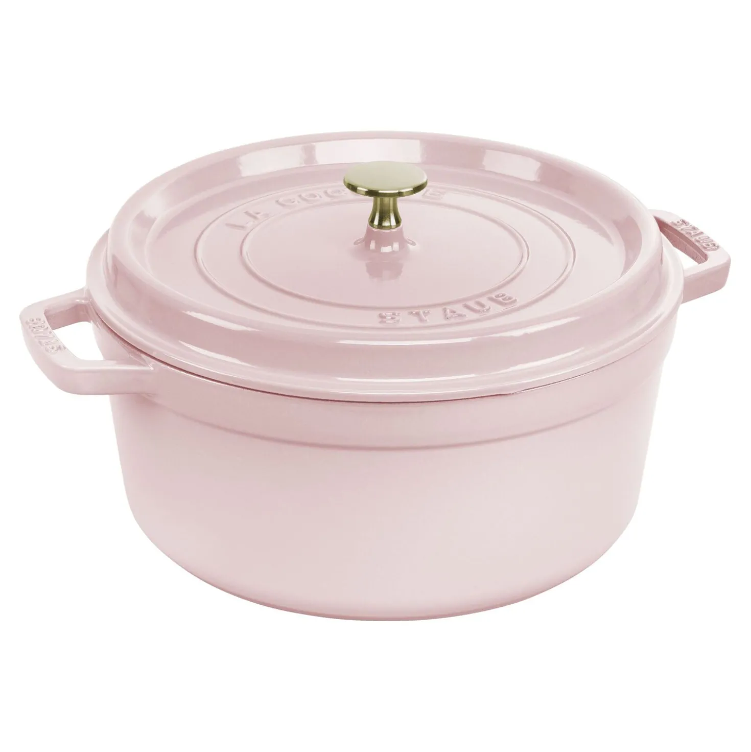 5.5 qt, Round, Dutch Oven, Pink Peony