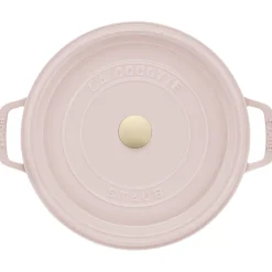 5.5 qt, Round, Dutch Oven, Pink Peony