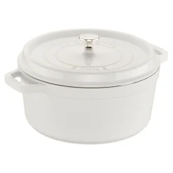 5.5 qt, Round, Dutch Oven, Pure-white