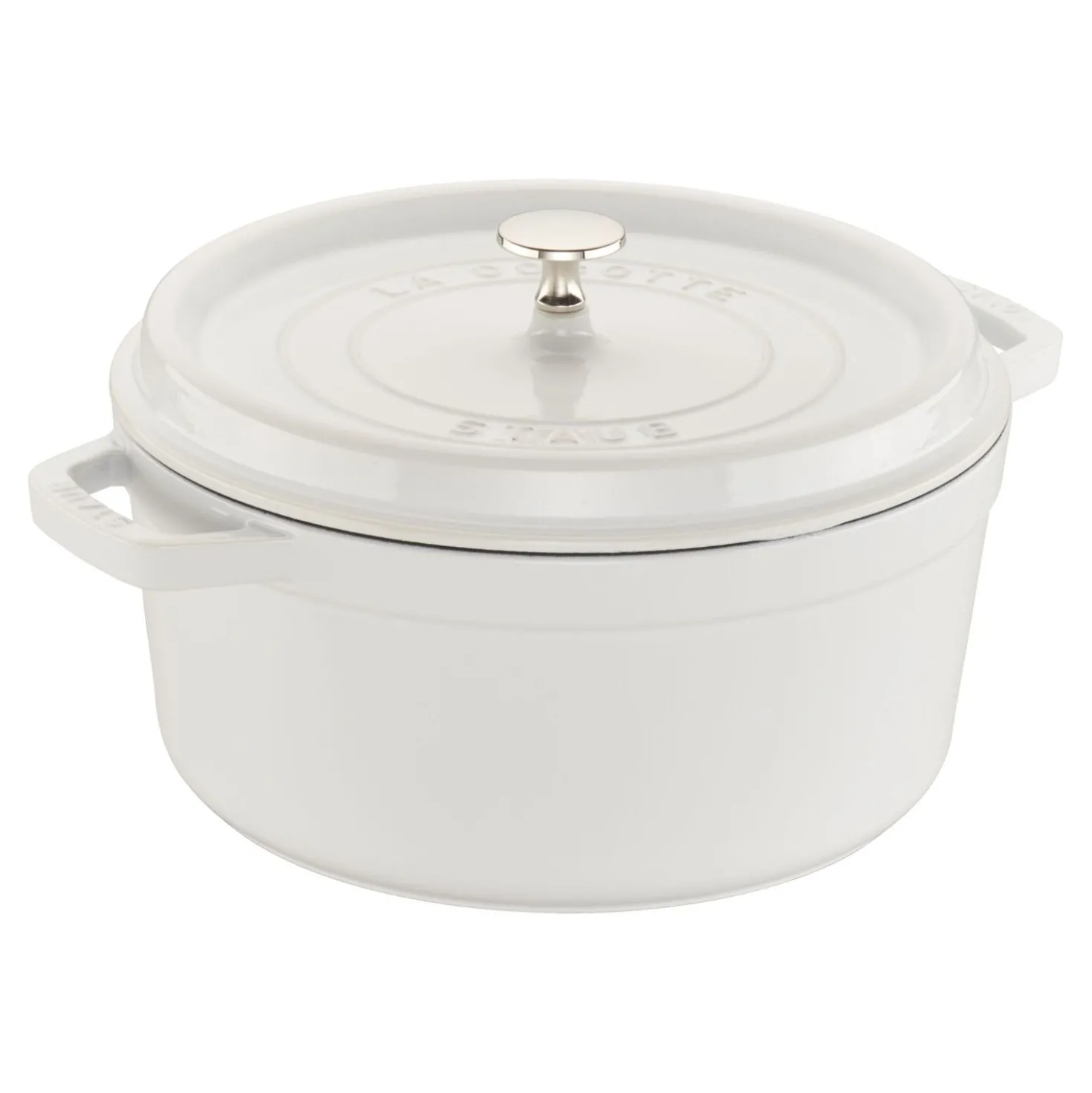 5.5 qt, Round, Dutch Oven, Pure-white