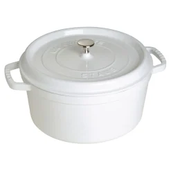 7 qt, Round, Dutch Oven, Pure-white - Factory Second