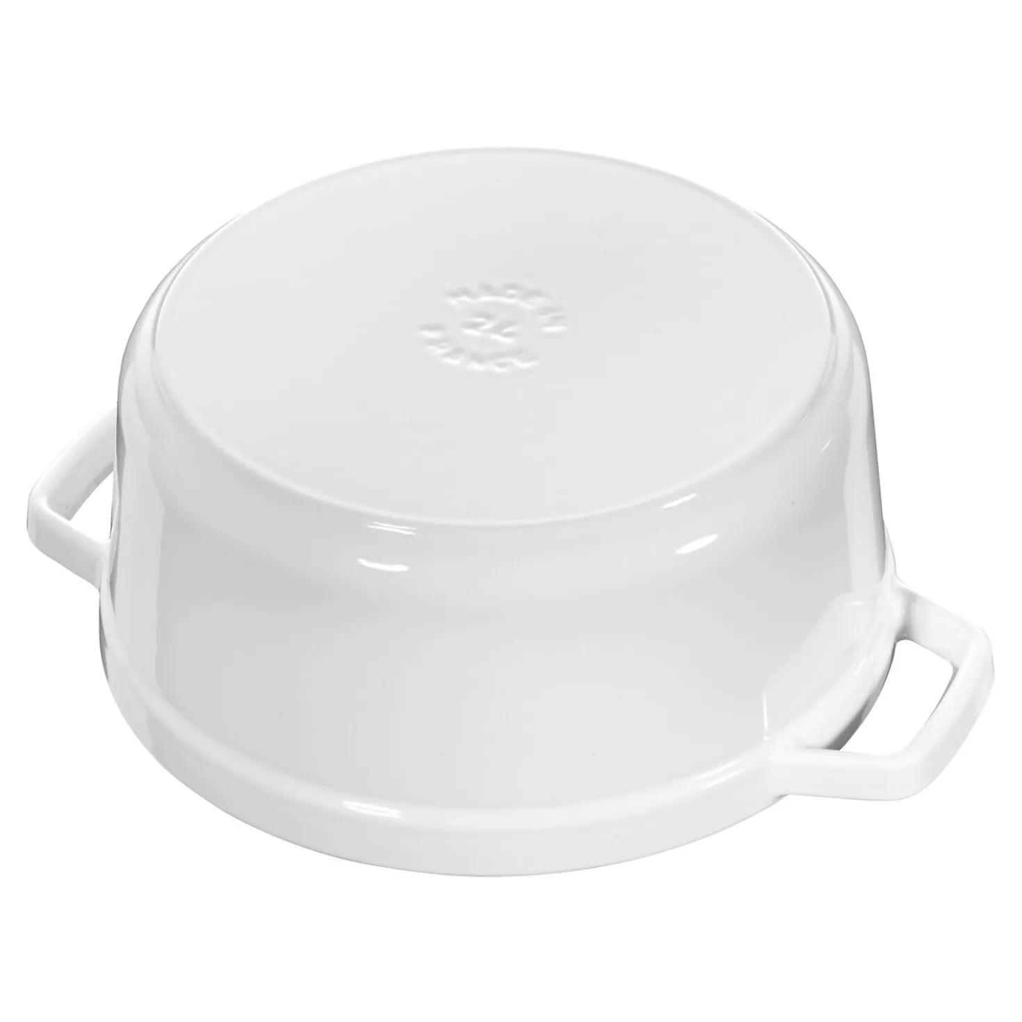 7 qt, Round, Dutch Oven, Pure-white - Factory Second