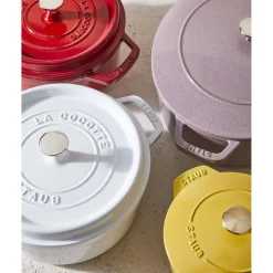 7 qt, Round, Dutch Oven, Pure-white
