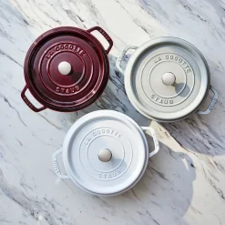 4 qt, Round, Dutch Oven, Pure-white