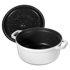 4 qt, Round, Dutch Oven, Pure-white