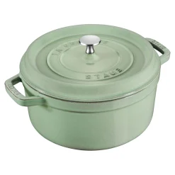 7 qt, Round, Dutch Oven, Sage - Factory Second