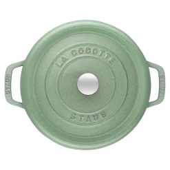 7 qt, Round, Dutch Oven, Sage - Factory Second