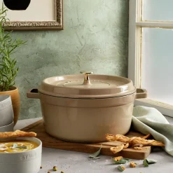 5.5 qt, Round, Dutch Oven, Sesame