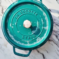 5.5 qt, Round, Dutch Oven, Turquoise
