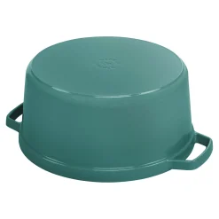 7 qt, Round, Dutch Oven, Turquoise