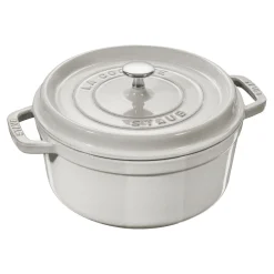 2.75 qt, Round, Dutch Oven, White Truffle