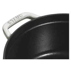 2.75 qt, Round, Dutch Oven, White Truffle