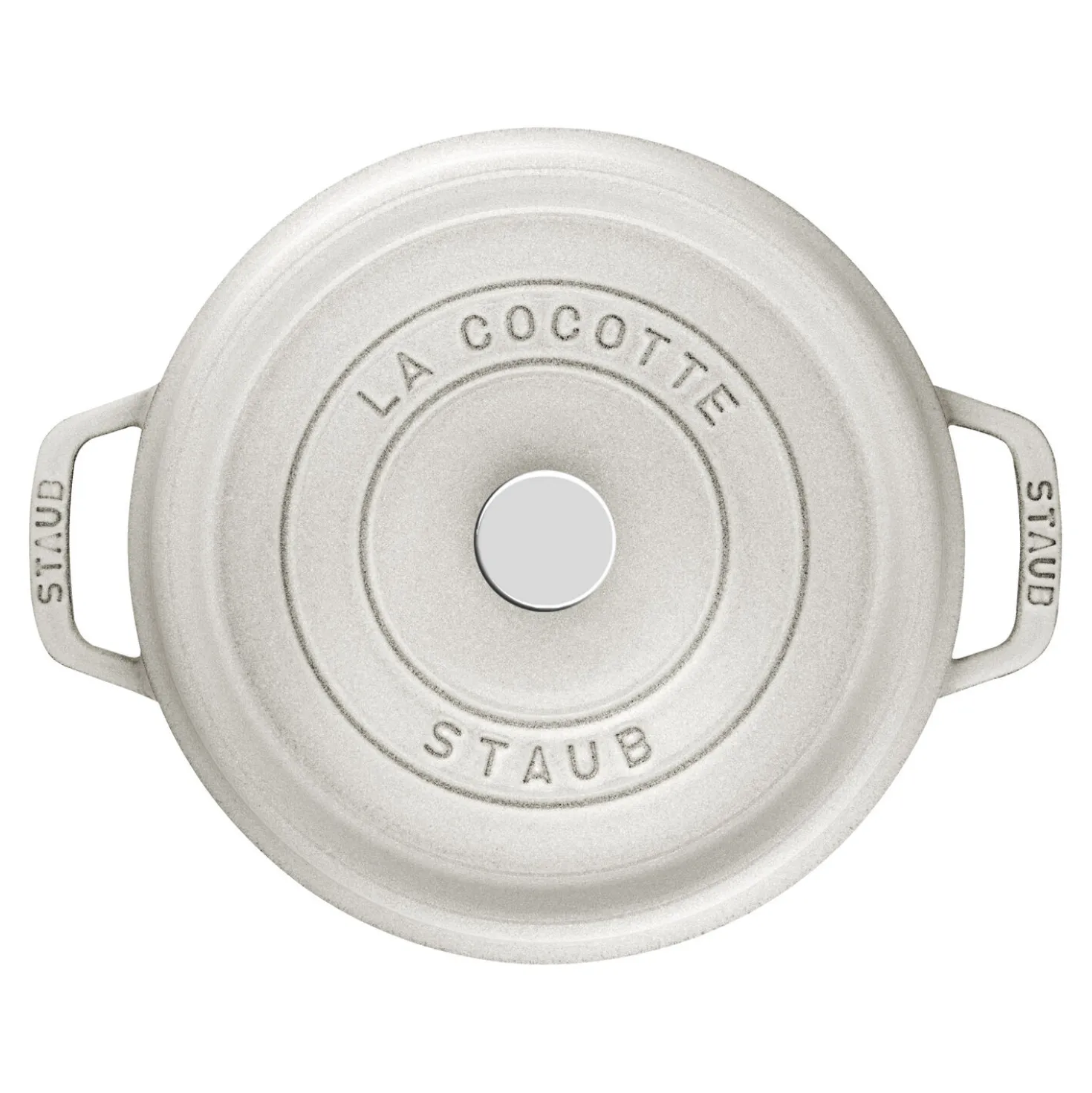 5.5 qt, Round, Dutch Oven, White Truffle - Factory Second