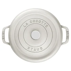 5.5 qt, Round, Dutch Oven, White Truffle