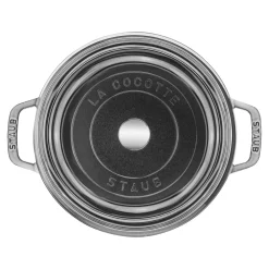 4 qt, Round, Glass Lid Dutch Oven, Graphite Grey