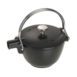 1.2 qt, Round, Tea Kettle, Black Matte