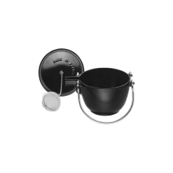 1.2 qt, Round, Tea Kettle, Black Matte