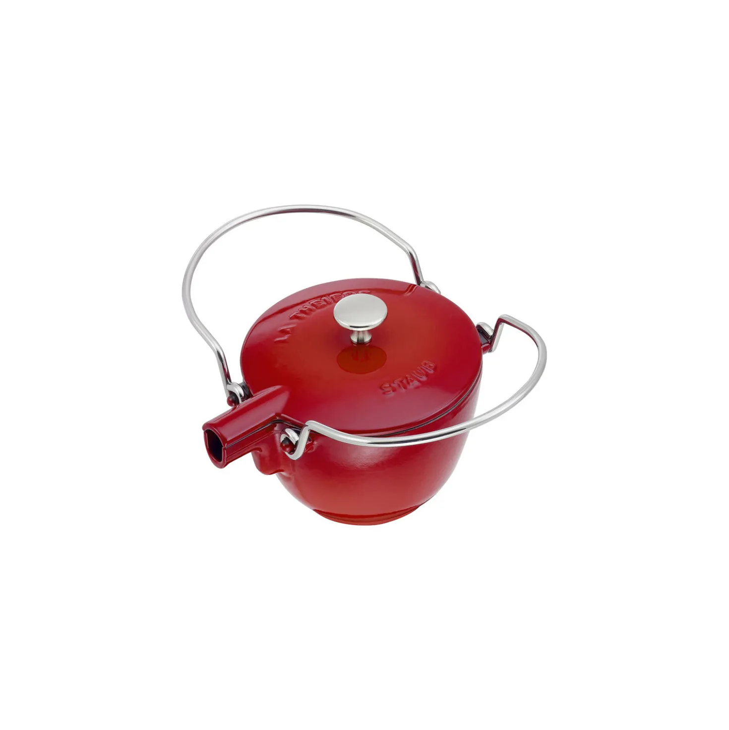 1.2 qt, Round, Tea Kettle, Cherry
