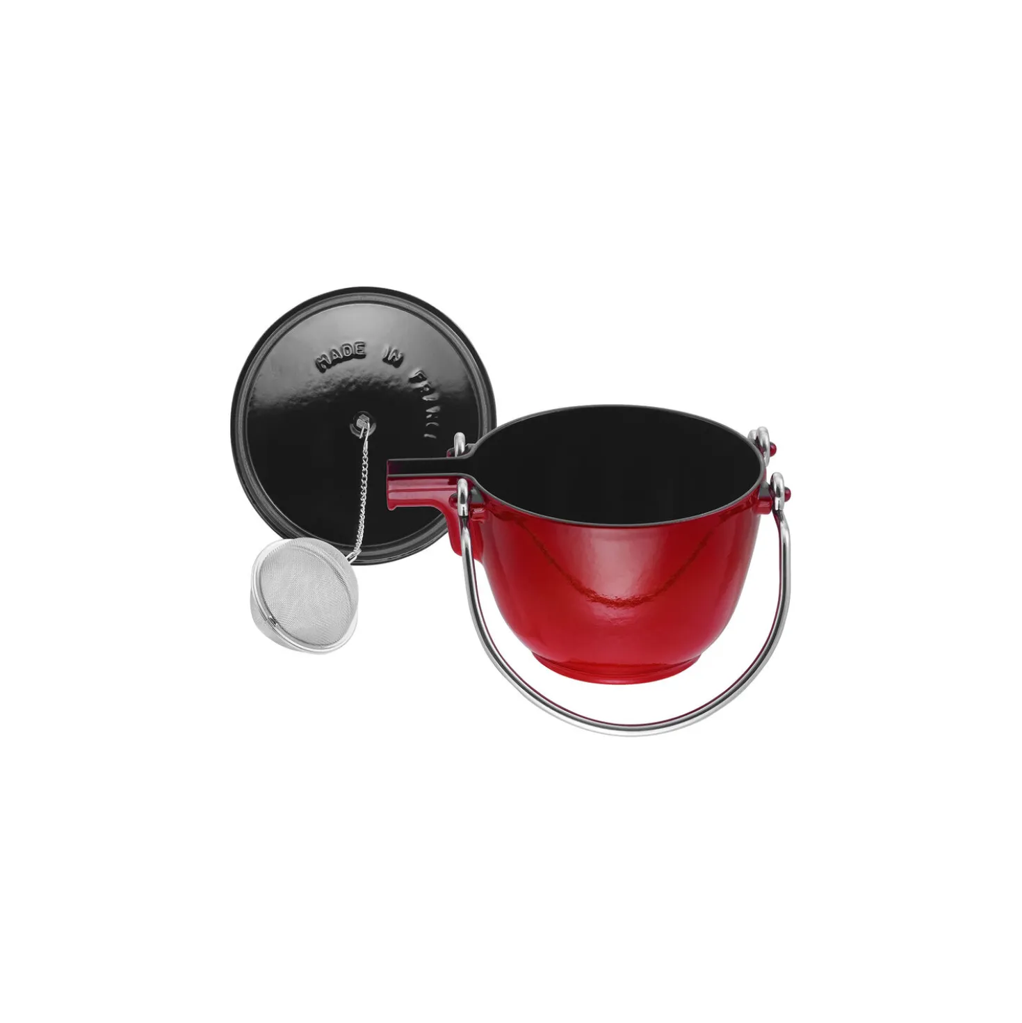 1.2 qt, Round, Tea Kettle, Cherry