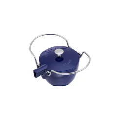 1.2 qt, Round, Tea Kettle, Dark Blue