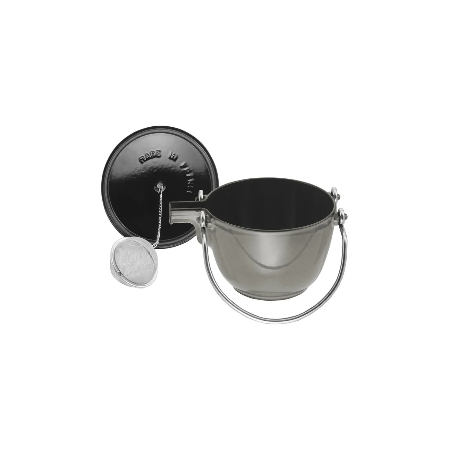 1.2 qt, Round, Tea Kettle, Graphite Grey