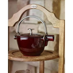 1.2 qt, Round, Tea Kettle, Grenadine