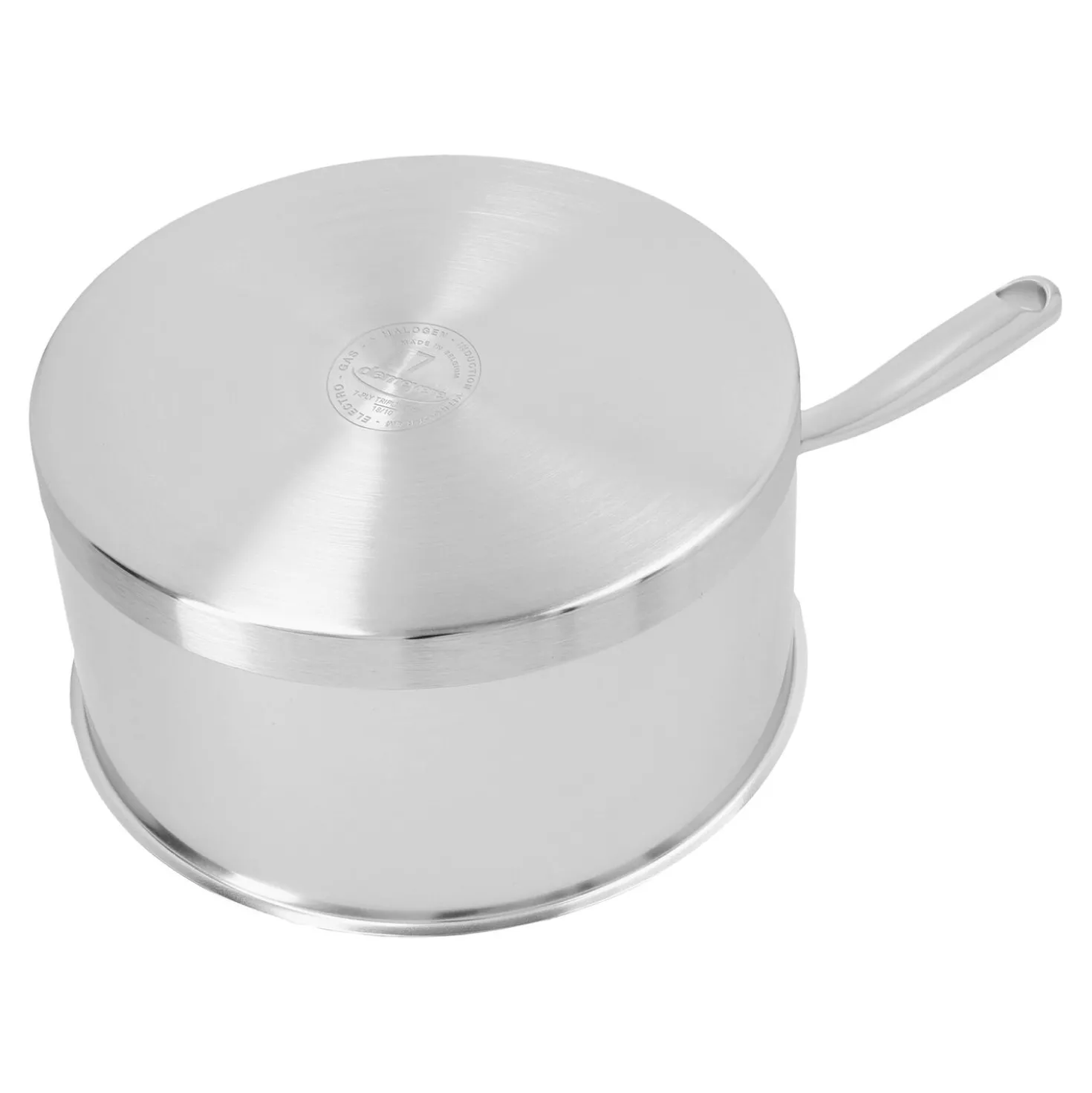 3.2 qt Sauce Pan With Lid, 18/10 Stainless Steel