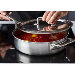 3 qt Saute Pan, 18/10 Stainless Steel