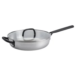 4 qt Saute Pan With Lid, Stainless Steel