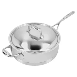 5 qt Saut&eacute; Pan With Helper Handle And Lid, 18/10 Stainless Steel