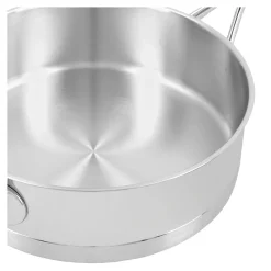 5 qt Saut&eacute; Pan With Helper Handle And Lid, 18/10 Stainless Steel