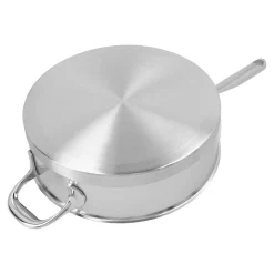 5 qt Saut&eacute; Pan With Helper Handle And Lid, 18/10 Stainless Steel