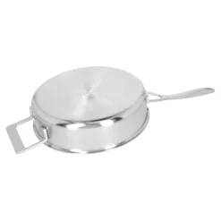 3 qt Saut&eacute; Pan With Helper Handle And Lid, 18/10 Stainless Steel