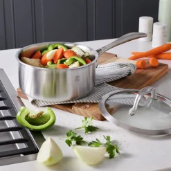2 qt, Stainless Steel, Sauce Pan