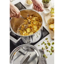 8.5 qt Stock Pot With Lid, 18/10 Stainless Steel