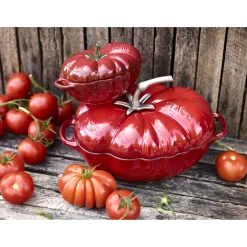 3 qt, Tomato, Dutch Oven, Cherry