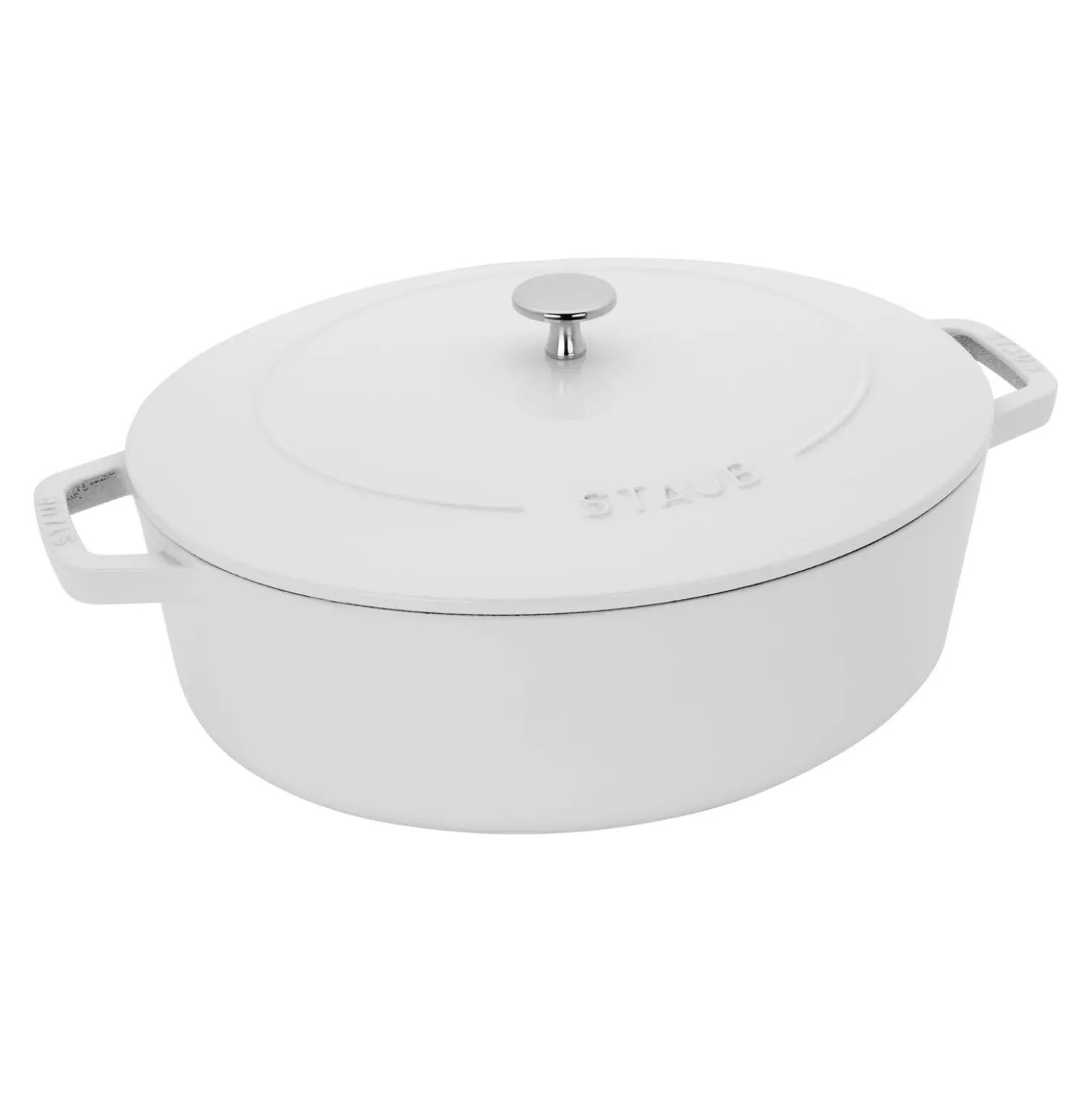 6.25 qt, Wide Oval Dutch Oven, pure-white