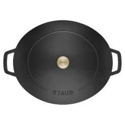 6.25 qt, Wide Oval Dutch Oven, black matte