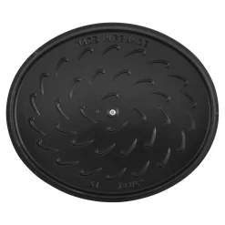 6.25 qt, Wide Oval Dutch Oven, black matte