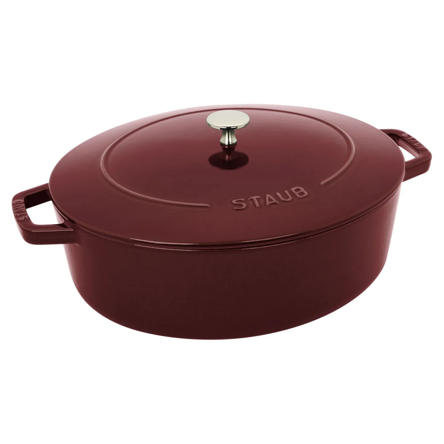 6.25 qt, Wide Oval Dutch Oven , grenadine