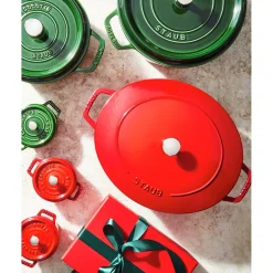 6.25 qt, Wide Oval Dutch Oven, cherry