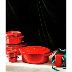 6.25 qt, Wide Oval Dutch Oven, cherry