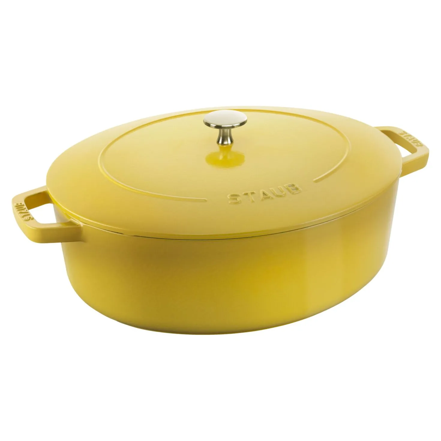6.25 qt, Wide Oval Dutch Oven, citron