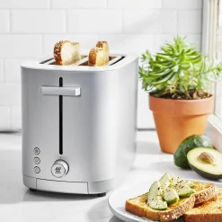 2 Short Slots Toaster, Silver