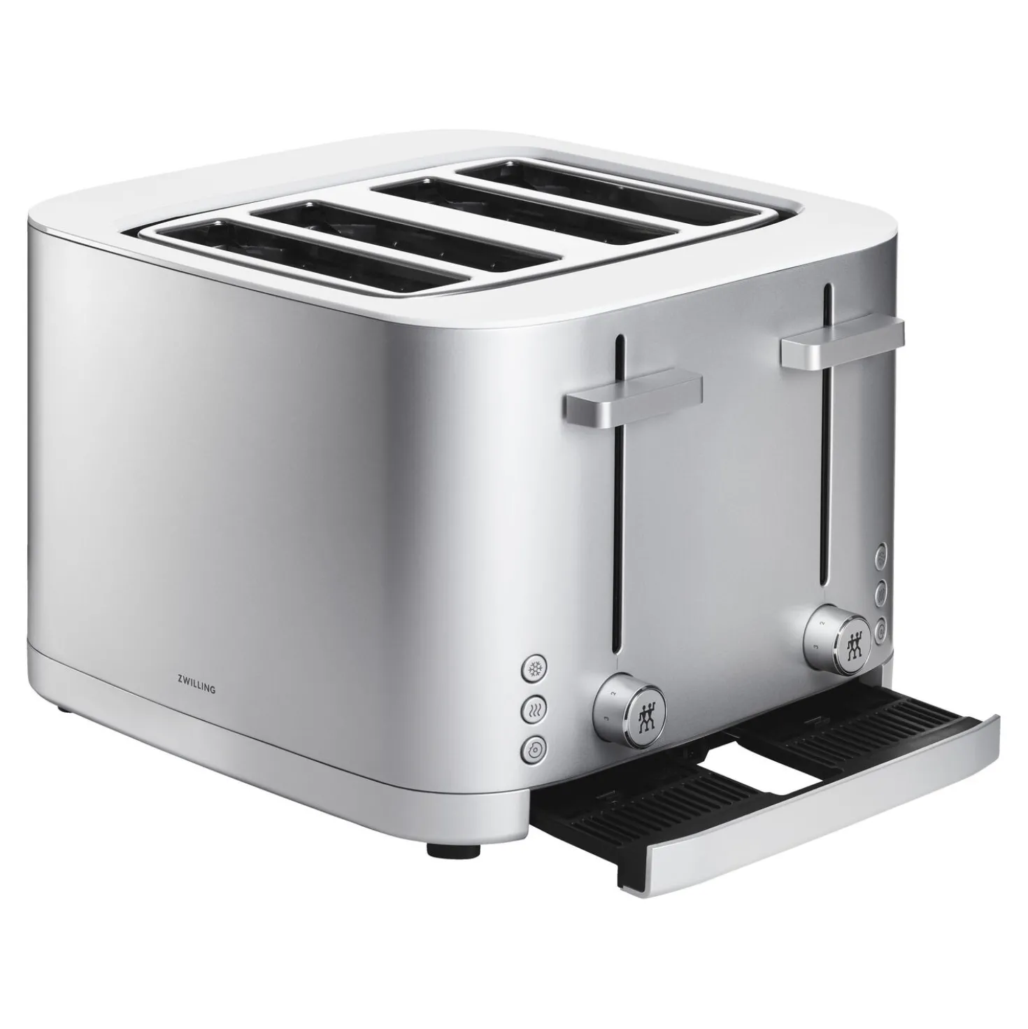 4 Short Slots Toaster, Silver