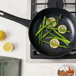 Aluminum Fry Pan, 10 inch, aluminum, Titanium-reinforced ceramic non-stick coating